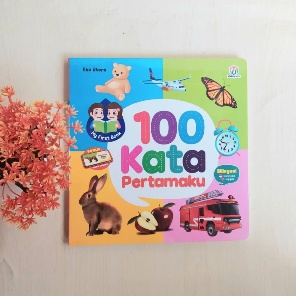 Boardbook My First Book 100 Kata Pertamaku | Visi Mandiri